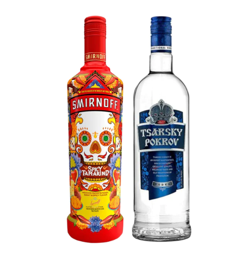 Smirnoff & Tsarsky Pokrov Vodka Combo Package